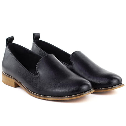Ladies' soft black lords shoes Potocki 19337