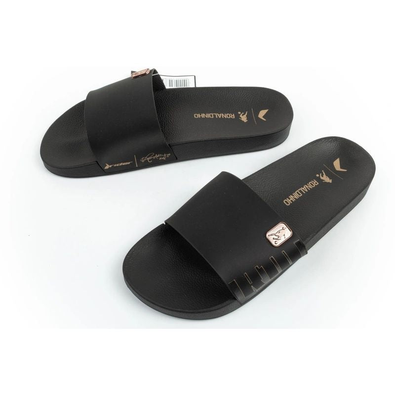 Rider men's sports shoes R10 Slide comfortable black slippers