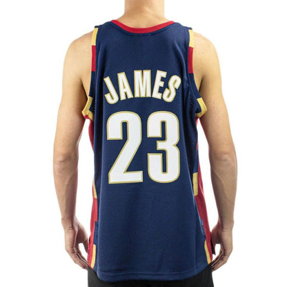 Mitchell &Ness Cleveland Cavaliers NBA Swingman Jersey Lebron James M SMJYGS18156-CCANAVY08LJA
