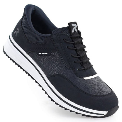 Women's navy blue high-heeled shoes Rieker L5850-14
