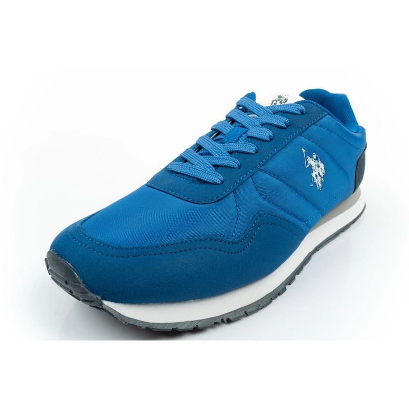 US Polo Assn sports shoes sneakers men's fashionable comfortable blue