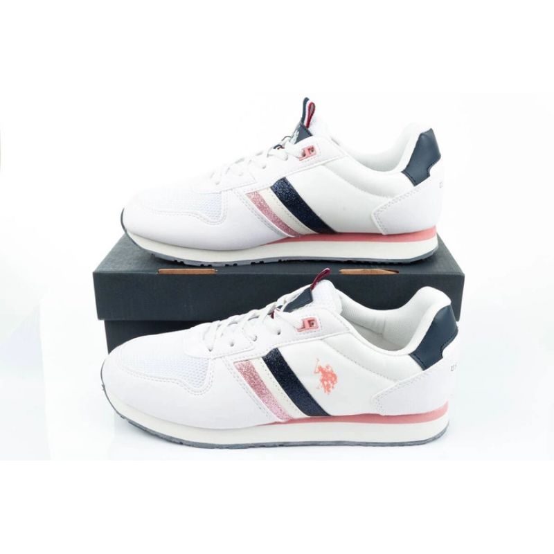 US Polo ASSN shoes. W NOBIK003A-WHI