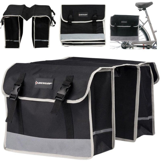 Dunlop double pannier rack bicycle bag 26L 417400