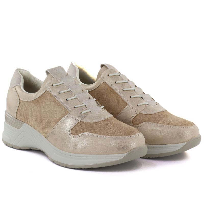 Women's sports shoes classic gold M.Daszyński MR24129