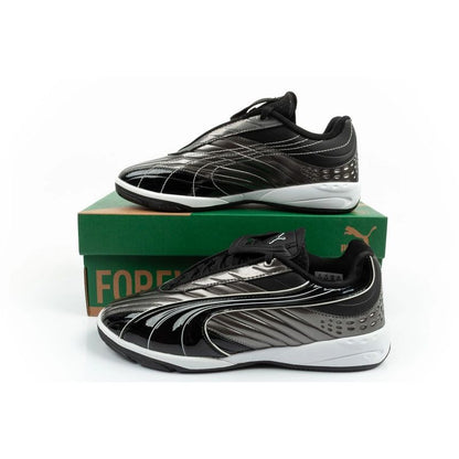 Puma sports shoes sneakers youth V-S2 Goalgetter fashionable silver