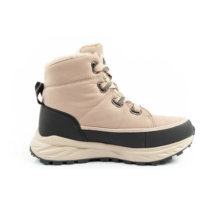 Lee Cooper women's winter hiking shoes, insulated, beige, black