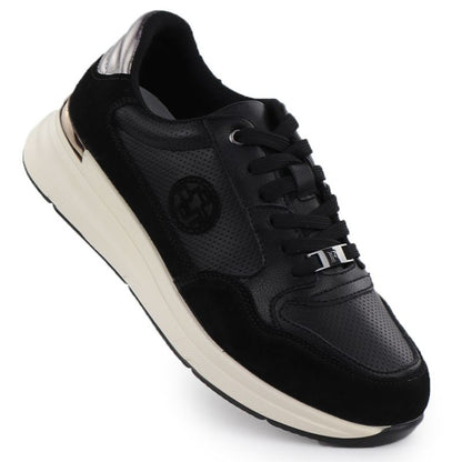 Women's black leather shoes Filippo DP7106/25