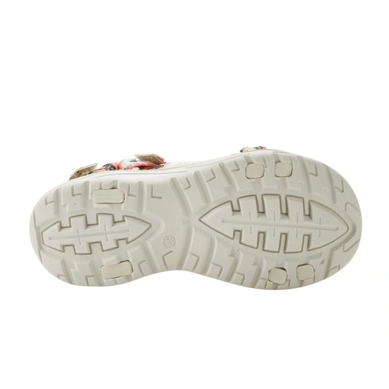 Lee Cooper women's shoes velcro sandals for summer on the beach light beige
