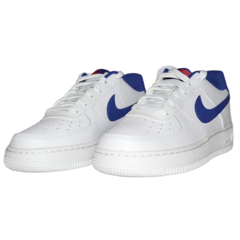 Nike Air Force 1 White/Deep royal blue women's shoes - CT3839-101
