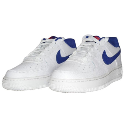 Nike Air Force 1 White/Deep royal blue women's shoes - CT3839-101