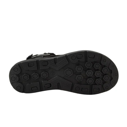 Lee Cooper men's shoes with velcro straps for summer, lightweight black