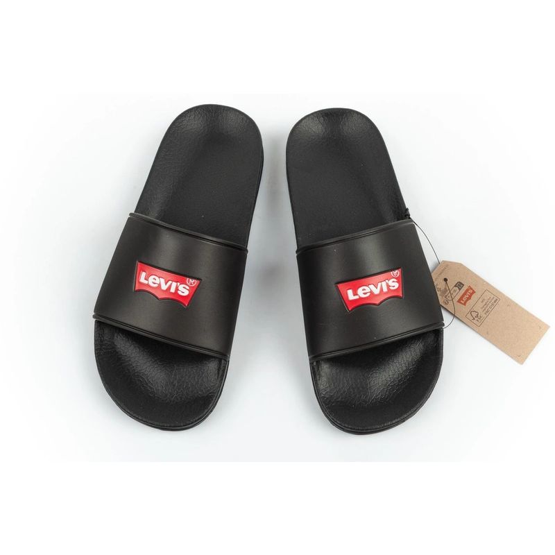 Levi's women's sports slippers comfortable fashionable black shoes