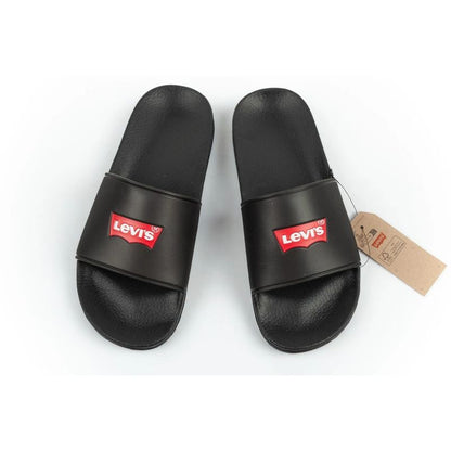 Levi's women's sports slippers comfortable fashionable black shoes