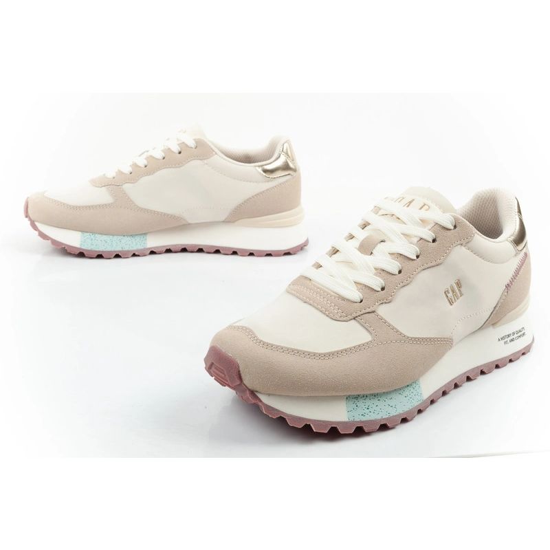 Gap women's sports shoes Osaka beige sneakers comfortable fashionable