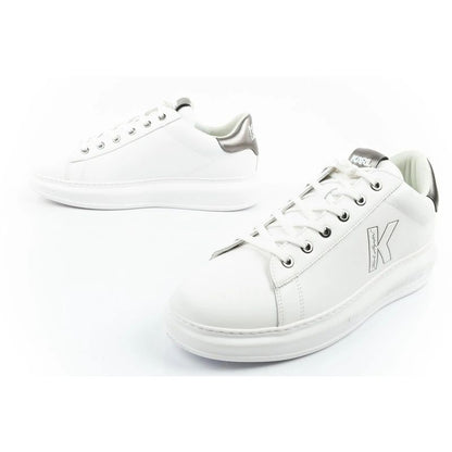 Karl Lagerfeld men's shoes sneakers Kapri natural leather white