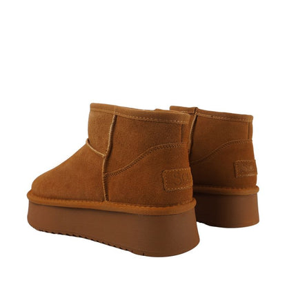 Women's leather shoes Solo Soprani Couture Hugh Platform light brown SSW421P05 02