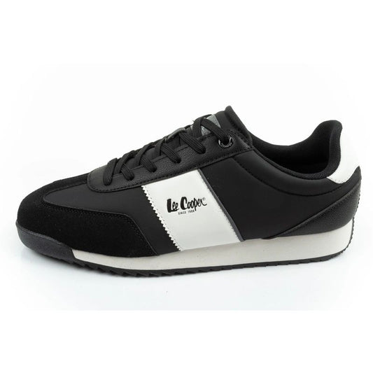 Lee Cooper sports shoes sneakers men's fashionable comfortable black