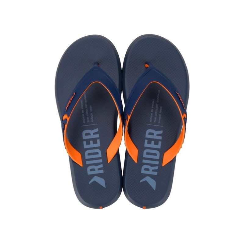Rider shoes men's sports flip-flops R1 Prime comfortable slippers navy blue orange