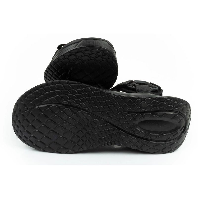 Lee Cooper men's shoes with velcro straps for summer, lightweight black