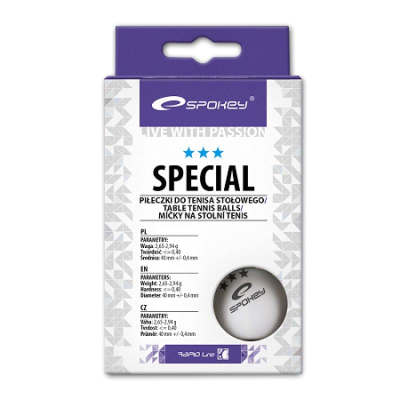 Spokey Special ping pong balls 6 pcs 81876