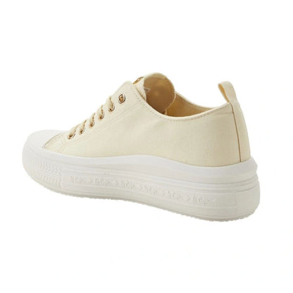 Lee Cooper women's shoes sports sneakers beige platform fashionable