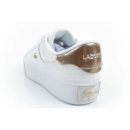 Lacoste women's sports shoes Ziane Platform 126 sneakers white fashionable